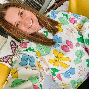 Katydid Colorful Bows Sweatshirt